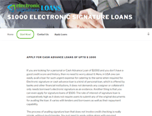 Tablet Screenshot of 5000nocreditsignatureloans.com